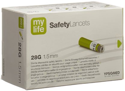 MYLIFE SafetyLancets Lanzetten 28G 200 Stk – Bild 2