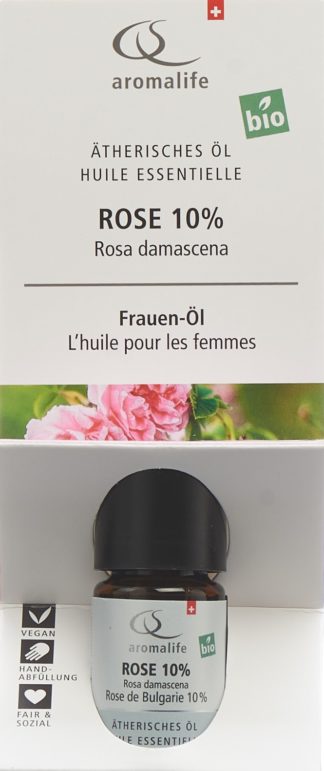 AROMALIFE TOP Rose 10% Äth/Öl BIO Fl 5 ml