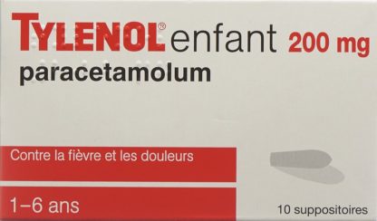 TYLENOL Kinder Supp 200 mg 10 Stk – Bild 2