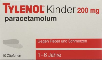 TYLENOL Kinder Supp 200 mg 10 Stk
