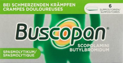 BUSCOPAN Supp 10 mg 6 Stk