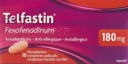 TELFASTIN Filmtabl 180 mg 10 Stk