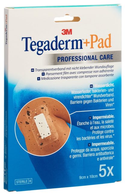 3M TEGADERM+PAD 9x10cm Wundk 4.5x6cm (n) 5 Stk – Bild 2