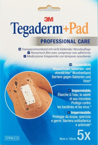 3M TEGADERM+PAD 9x10cm Wundk 4.5x6cm (n) 5 Stk