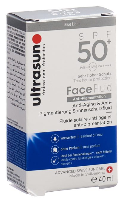 ULTRASUN Face Fluid Anti-Pigment SPF50+ Fl 40 ml – Bild 2