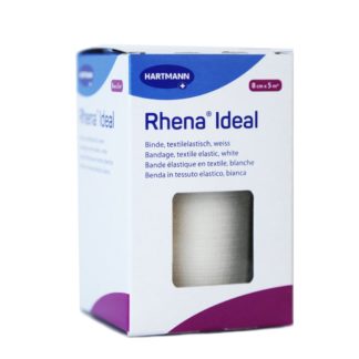 RHENA Ideal Elastische Binde 8cmx5m wei n