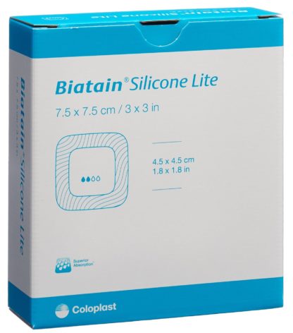 BIATAIN Silicone Lite Schaumv 7.5x7.5cm 10 Stk – Bild 2