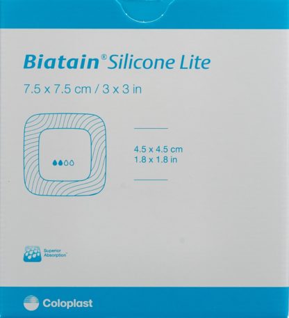 BIATAIN Silicone Lite Schaumv 7.5x7.5cm 10 Stk