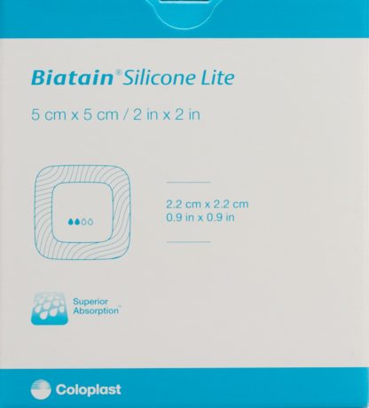 BIATAIN Silicone Lite Schaumv 5x5cm 5 Stk