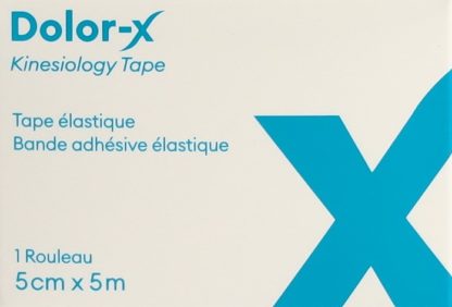 DOLOR-X Kinesiology Tape 5cmx5m blau – Bild 2