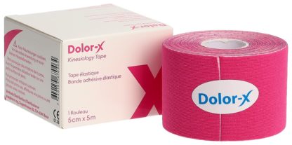 DOLOR-X Kinesiology Tape 5cmx5m pink – Bild 6