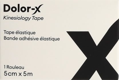 DOLOR-X Kinesiology Tape 5cmx5m schwarz – Bild 2