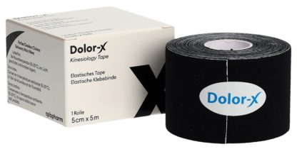 DOLOR-X Kinesiology Tape 5cmx5m schwarz – Bild 5