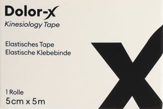 DOLOR-X Kinesiology Tape 5cmx5m schwarz