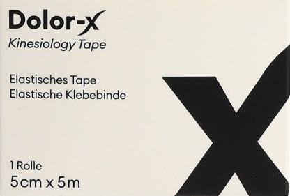 DOLOR-X Kinesiology Tape 5cmx5m schwarz