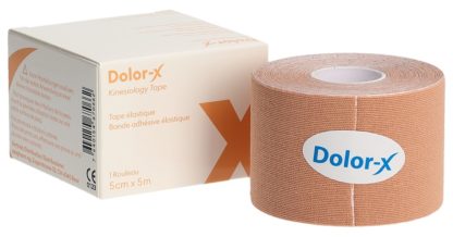 DOLOR-X Kinesiology Tape 5cmx5m beige – Bild 6