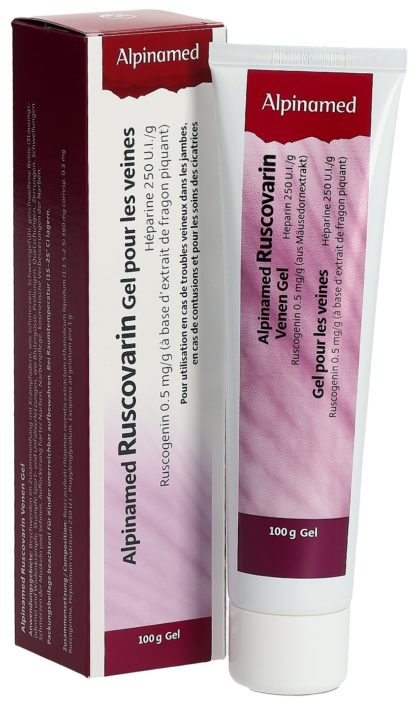 ALPINAMED Ruscovarin Venen Gel Tb 100 g – Bild 6