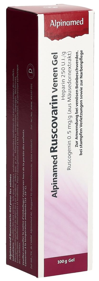 ALPINAMED Ruscovarin Venen Gel Tb 100 g – Bild 3