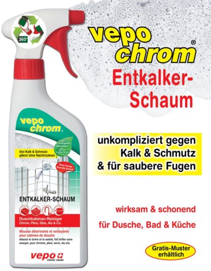 VEPOCHROM Entkalker-Schaum Vapo 360° (neu) 500 ml – Bild 3