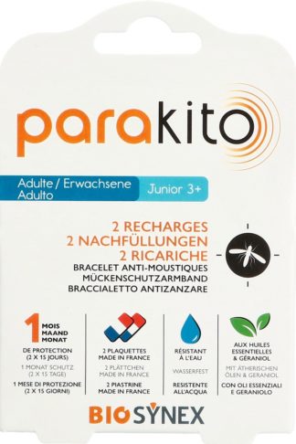 PARAKITO Nachfüllungen Pack 2 Plättchen