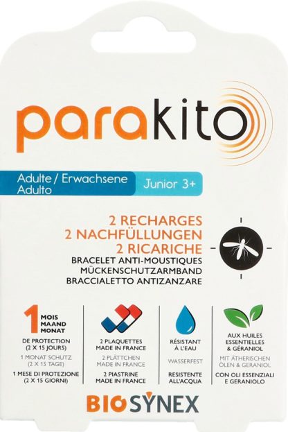 PARAKITO Nachfüllungen Pack 2 Plättchen