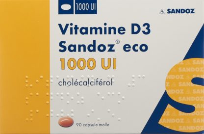 VITAMIN D3 Sandoz eco Weichkaps 1000 IE 90 Stk – Bild 2