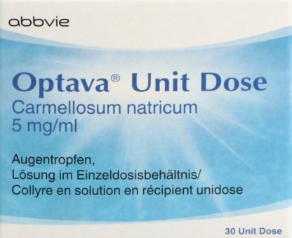 OPTAVA Unit Dose Gtt Opht 5 mg/ml 30 x 0.4 ml