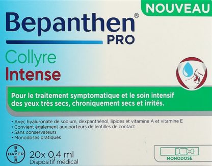 BEPANTHEN PRO Augentropfen Inten Mono 20 x 0.4 ml – Bild 2