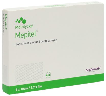 MEPITEL Wundauflage 8x10cm Silik 5 Stk – Bild 2