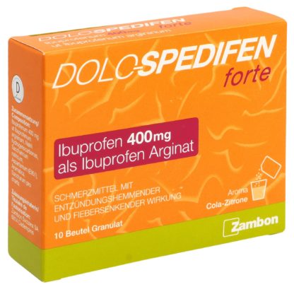 DOLO SPEDIFEN forte Gran 400 mg Btl 10 Stk – Bild 3