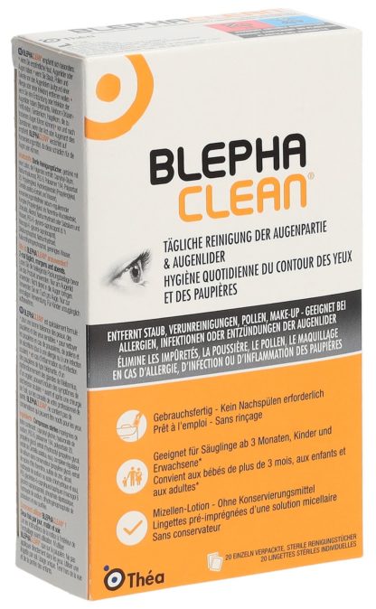 BLEPHACLEAN Reinigungstüch ster einz verp 20 Stk – Bild 2
