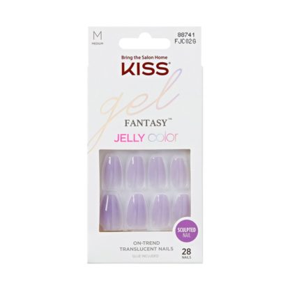 KISS Gel Fantasy Jelly Color Nails Quin Jelly (n)