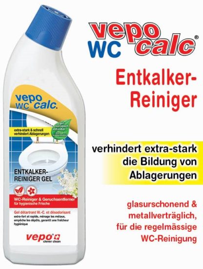 VEPOCALC WC Entkalker-Reiniger Gel Fl 750 ml – Bild 2