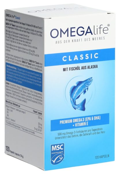 OMEGA-LIFE Classic Kaps 500 mg Ds 120 Stk – Bild 3
