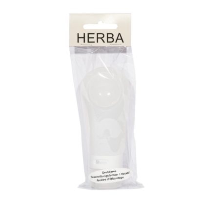 HERBA Silikon Reiseflasche 89ml transparent
