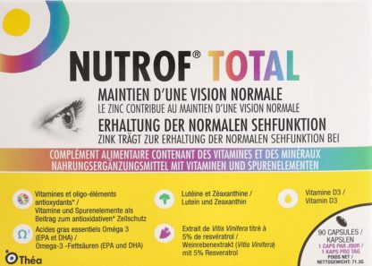 NUTROF Total Vit Spuren Omega 3 Kaps Vit D3 90 Stk