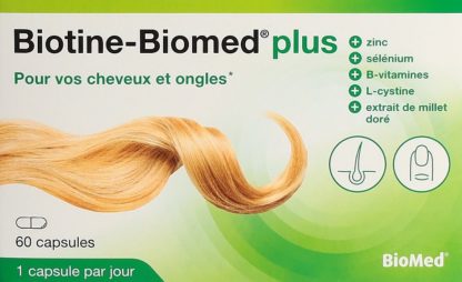 BIOTIN Biomed plus Kaps 60 Stk – Bild 2