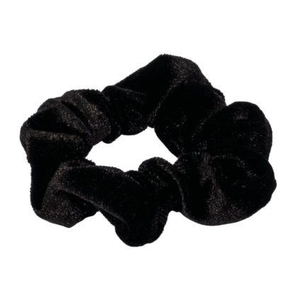 HERBA Scunci 9cm Samt schwarz – Bild 2