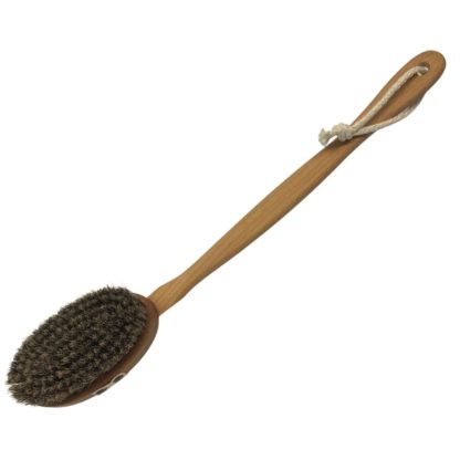 HERBA Bade- Massagebürste Rosshaar/Pflanzenfas FSC – Bild 3
