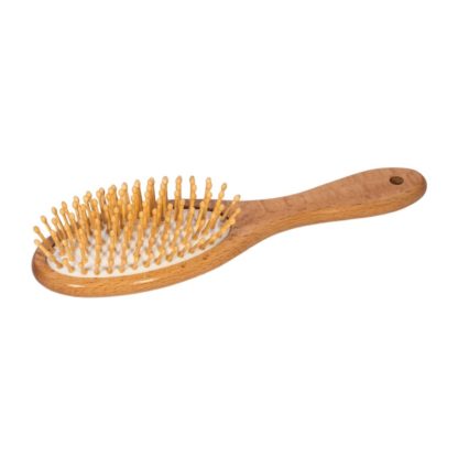 HERBA Haarbürste m Holzstift oval Buchenholz FSC – Bild 2