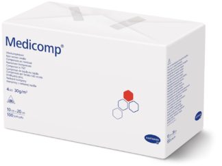 MEDICOMP 4 fach S30 10x20cm unsteril 100 Stk