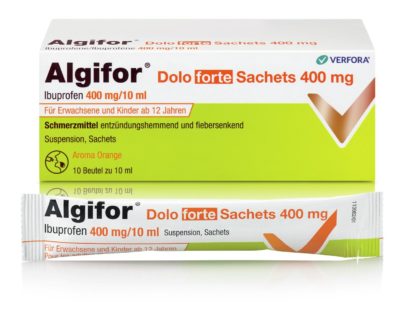 ALGIFOR Dolo forte Susp 400 mg/10ml (neu) 10 Stk – Bild 3