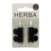 HERBA Ecofriendly Pinzettina 1.6cm schwarz 4 Stk