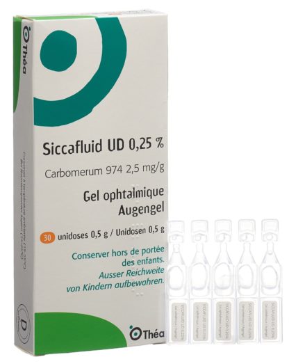 SICCAFLUID UD Augengel 0.25 % 30 Monodos 0.5 g – Bild 3