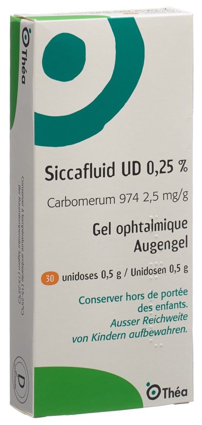 SICCAFLUID UD Augengel 0.25 % 30 Monodos 0.5 g – Bild 2