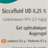 SICCAFLUID UD Augengel 0.25 % 30 Monodos 0.5 g