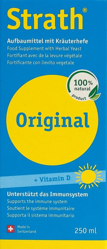 STRATH Original liq Aufbaumittel mit Vit D 250 ml