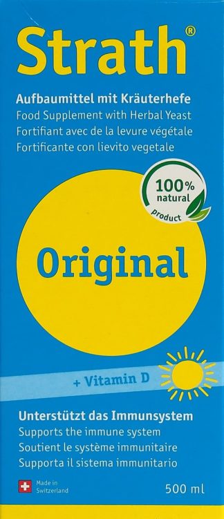 STRATH Original liq Aufbaumittel mit Vit D 500 ml