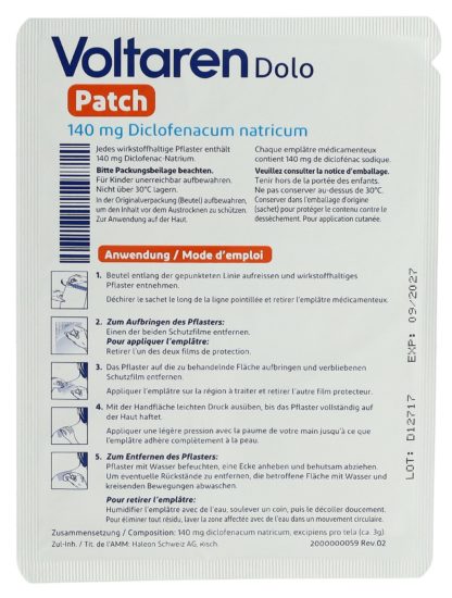 VOLTAREN DOLO Patch Pfl 140 mg Btl 10 Stk – Bild 5