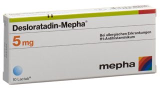 DESLORATADIN Mepha Lactab 5 mg 10 Stk